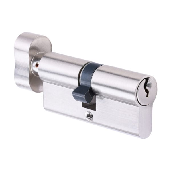 Timco Euro Profile Cylinder Thumbturn Satin Nickel 70