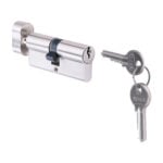 Timco Euro Profile Cylinder Thumbturn Satin Nickel 70 with keys