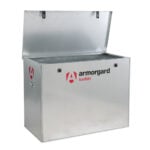 Armorgard ToolBin with lid open