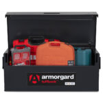 Armorgard TuffBank TB12 with Tools Inside Front On