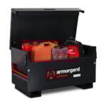 Armorgard TuffBank TB2 Lid Open with Tools