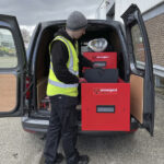 Lifestyle of Armorgard TrekDror TKD3 in van with tools inside
