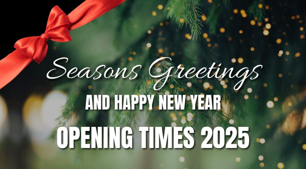 Christmas Opening Times