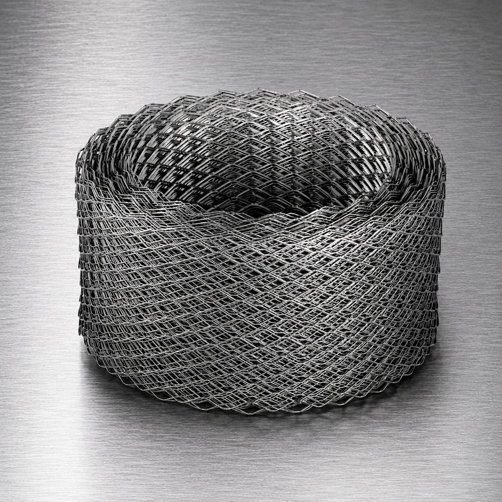EMLG100 Galvanised expanded metal lath roll with diamond mesh