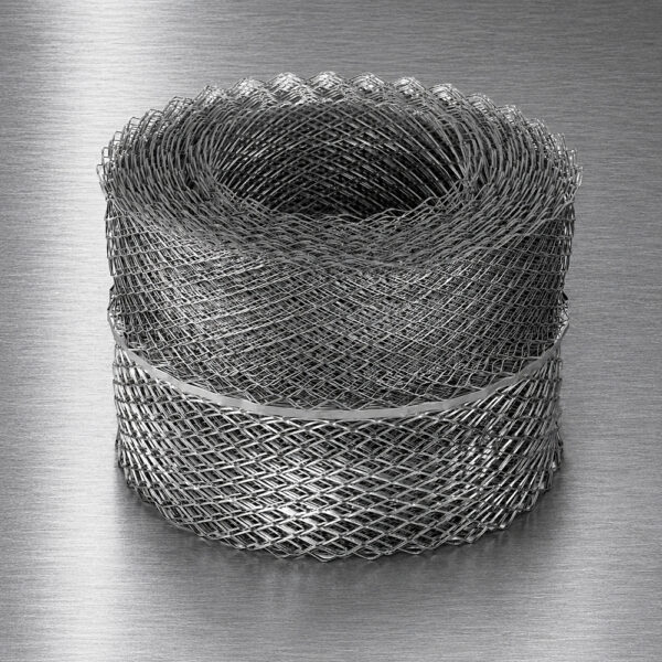 Galvanised expanded metal lath roll with diamond mesh