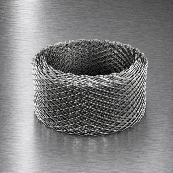 Stainless steel expanded metal lath roll with diamond mesh