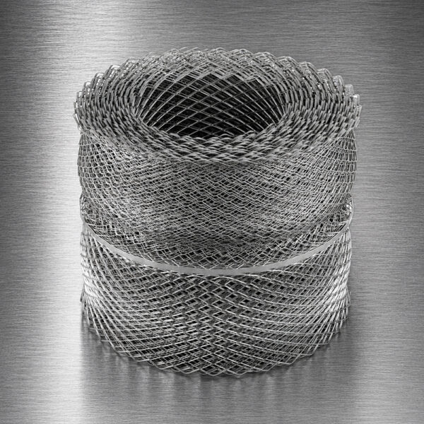 Stainless steel expanded metal lath roll with diamond mesh