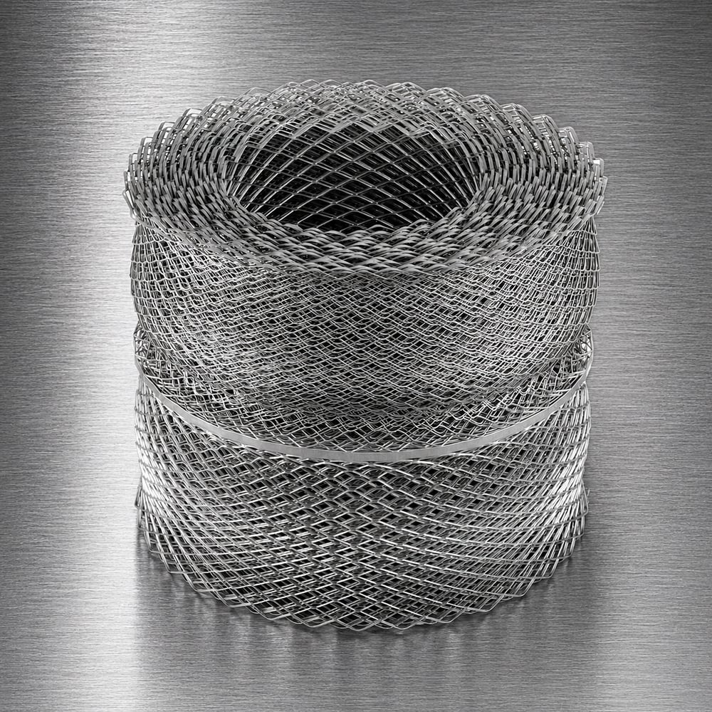 EMLS225-305 Stainless steel expanded metal lath roll with diamond mesh
