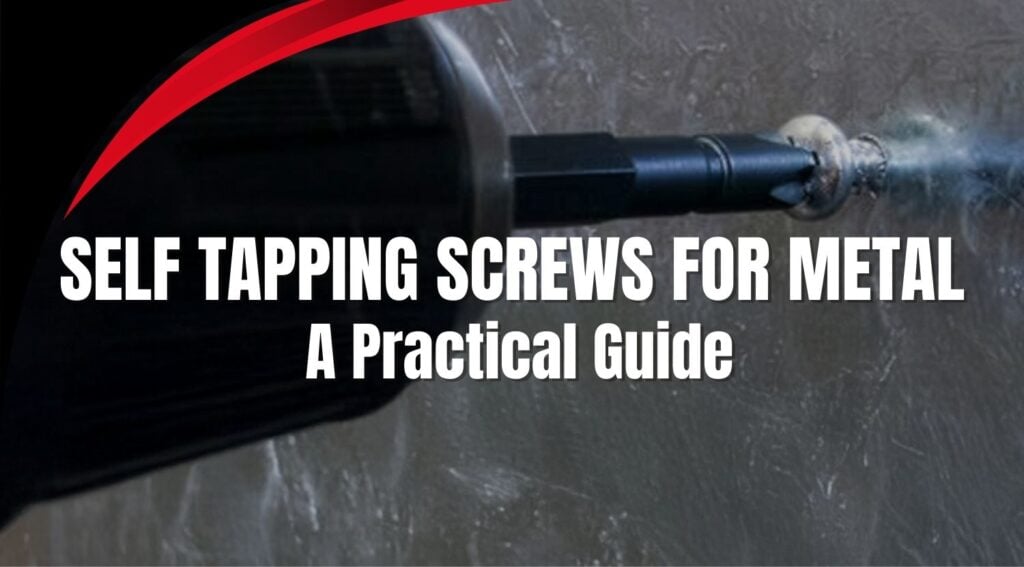 Self tapping screw for metal with thread detail used in trade fixing