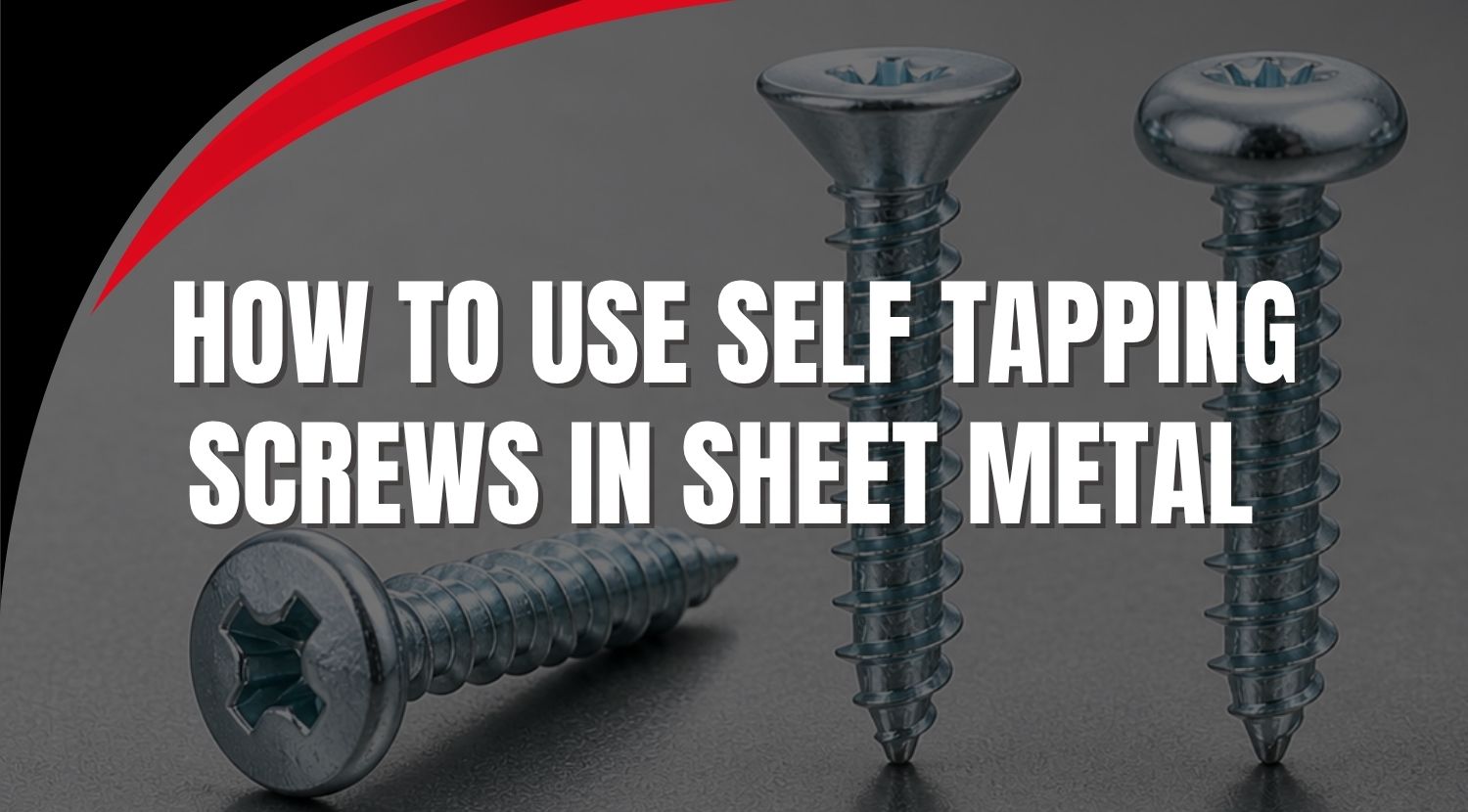 self tapping screws for sheet metal pan and countersunk screws guide
