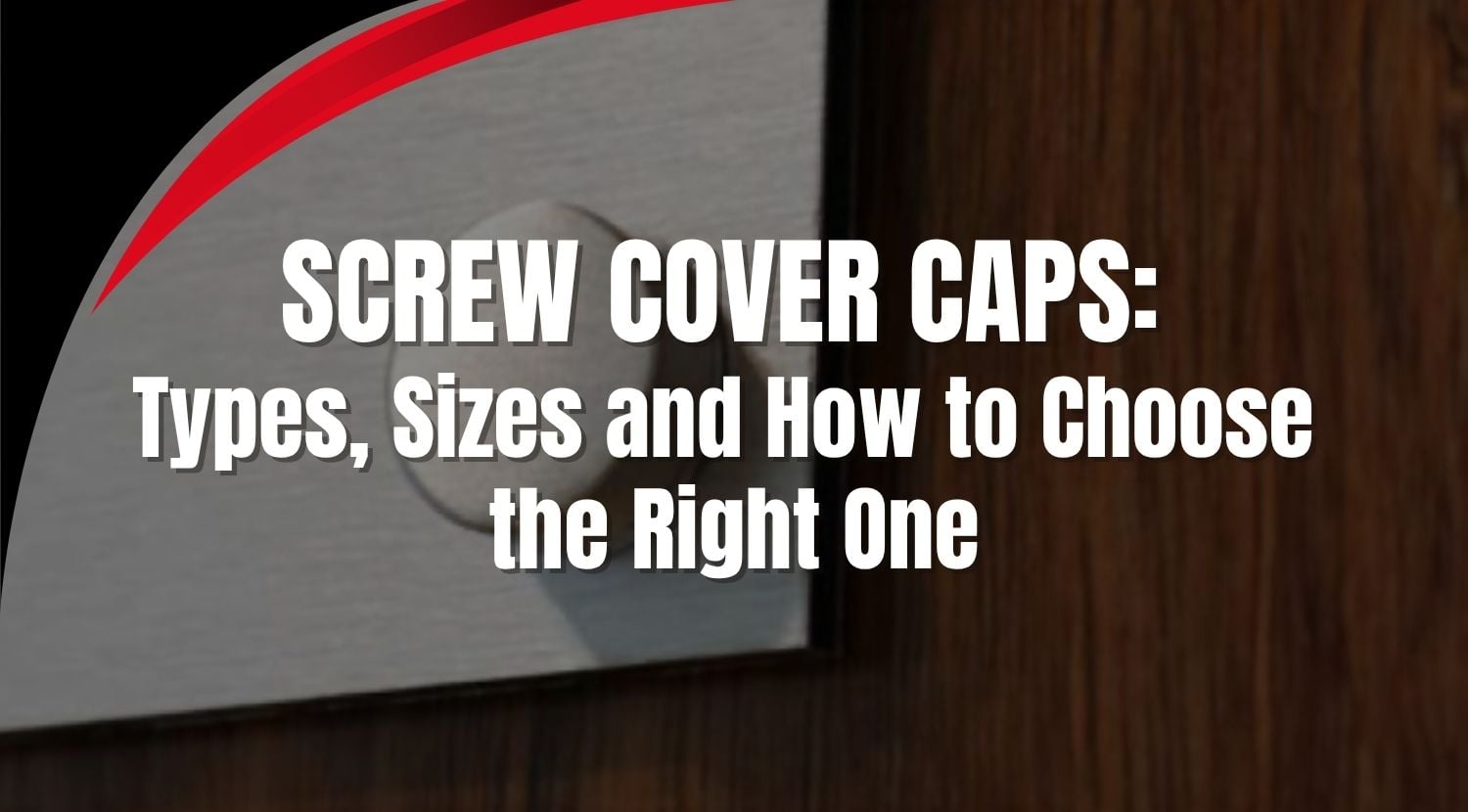 Screw cover caps used to hide screw heads on panel fixing