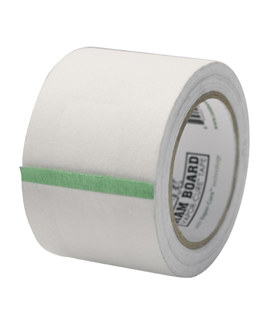Ram Board Vapor-Cure Tape roll for joining floor protection over curing floors.
