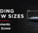 Understanding wood screw sizes guide showing a 5.0 x 80mm wood screw with diameter and length measurements explained.