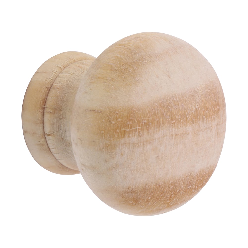 204746_w1 38mm Wooden Cupboard Knobs