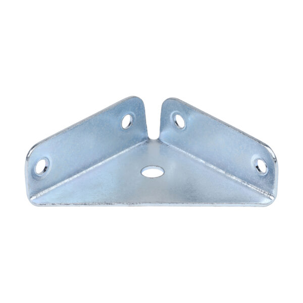 Timco 50 x 50mm flange corner bracket with pre-drilled fixing holes