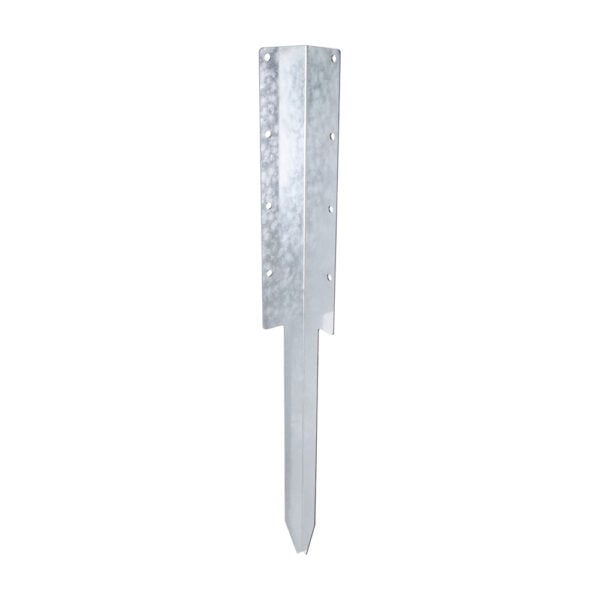 Timco Double Railway Sleeper Ground Spike Corner Galvanised 670mm