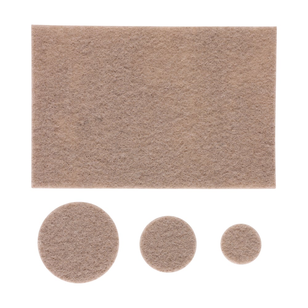 725245_w1 Timco Assorted Furniture Felt Pads in mixed sizes – pack of 21