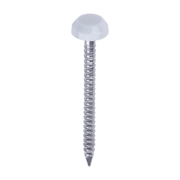 30mm Agate Grey Polymer Headed Nails