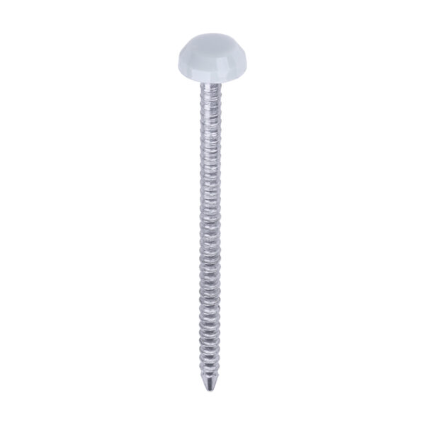 40mm Agate Grey Polymer Headed Nails