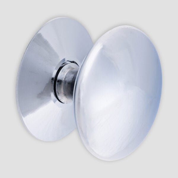 Polished chrome Victorian cupboard knob for cabinets and furniture