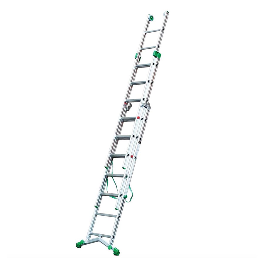 1300-053 TB Davies PRIMA 2.6m aluminium industrial combination ladder in extension ladder configuration