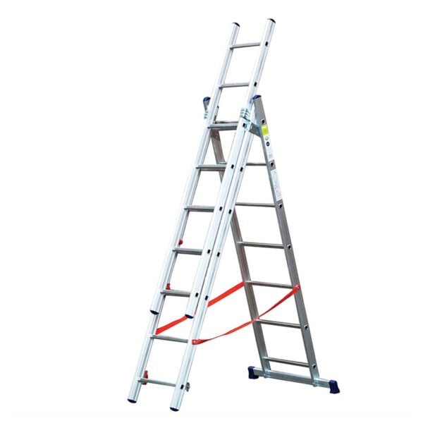 TB Davies STILO 2.0m aluminium combination ladder in extended A-frame configuration