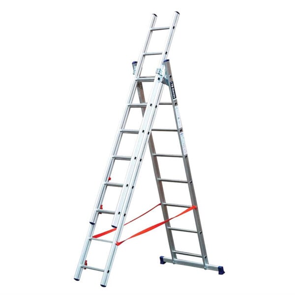 TB Davies STILO 2.3m aluminium combination ladder in extended A-frame configuration