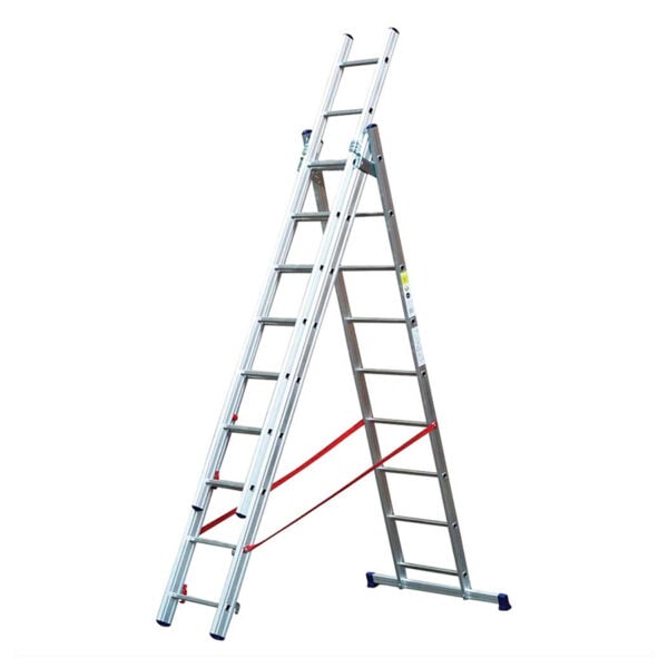 TB Davies STILO 2.6m aluminium combination ladder in extended A-frame configuration
