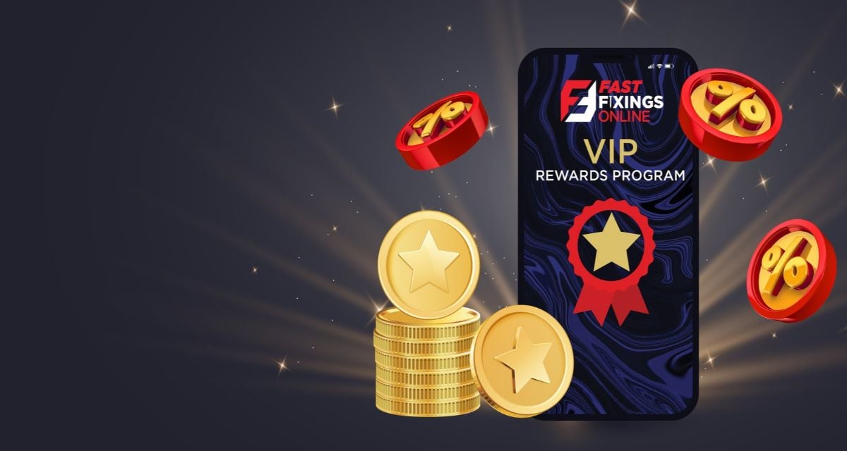 Fast Fixings Online VIP Rewards Program – earn higher discounts as your total spend grows.